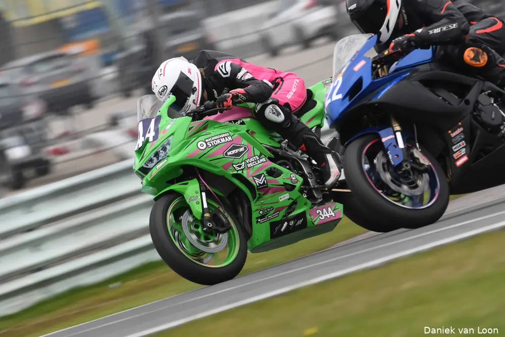 Daniek van Loon kijkt tevreden terug op 1e seizoen met de Kawasaki